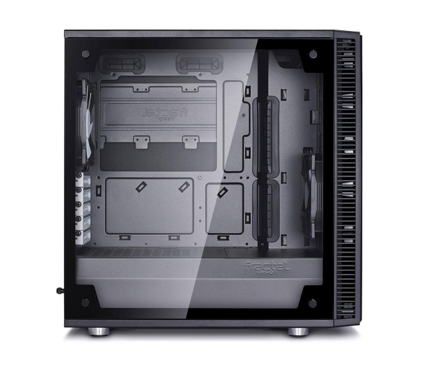 FRACTAL DESIGN Define Mini C TG 3. 5'HDD/2.5'SDD uATX/ITX Tempered Glass   side panel FD-CA-DEF-MINI-C-BK-TG - 442149 - zdjęcie 7